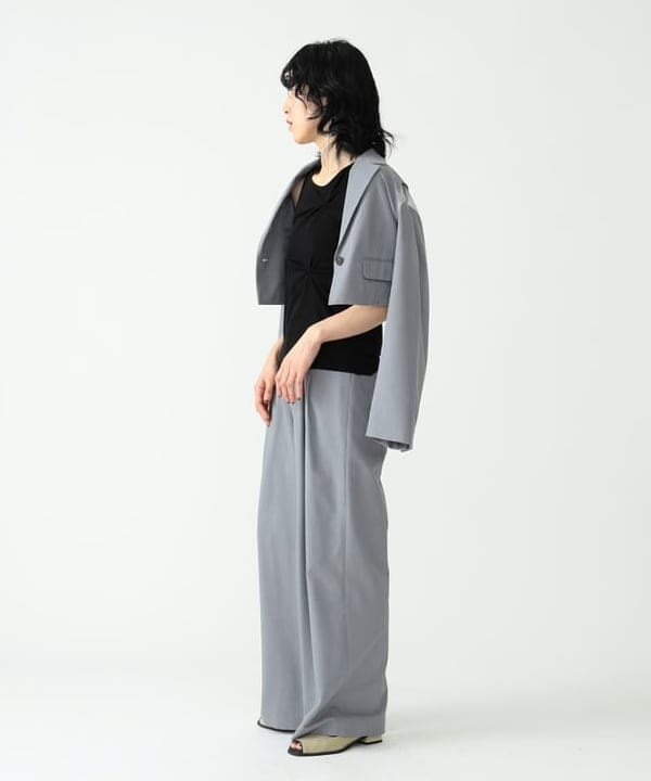 kigoさんの「BEAMS WOMEN｜RBS / アシメ タック タンクトップ」を使ったコーディネート