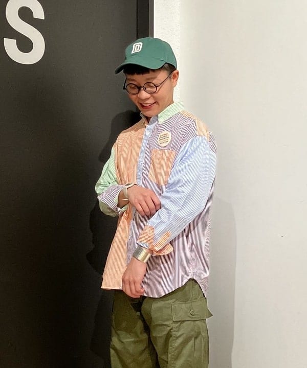 土田 達也さんの「BEAMS WOMEN｜【別注】BUZZ RICKSON'S / ポプリン アーミーパンツ」を使ったコーディネート