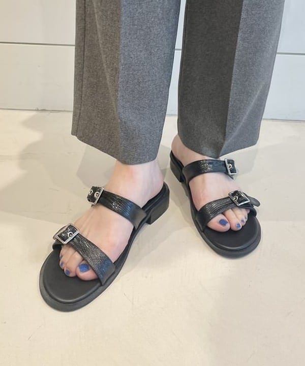 reiさんの「BEAMS WOMEN｜Ray BEAMS / ダブル ベルト サンダル」を使ったコーディネート