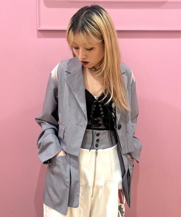コスゲさんの「BEAMS WOMEN｜Ray BEAMS / ポインテッド ベルト ミュール」を使ったコーディネート