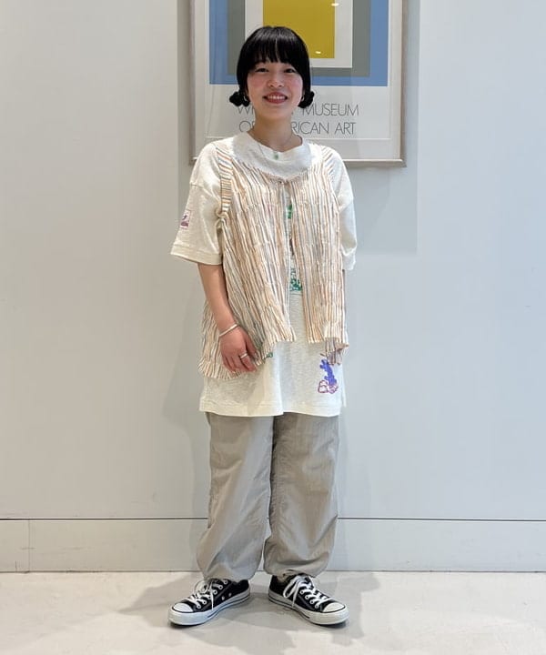 BEAMS BOY（ビームス ボーイ）【アウトレット】maturely / Lace Satin Layered Tank  Top（Tシャツ・カットソー タンクトップ）通販｜BEAMS