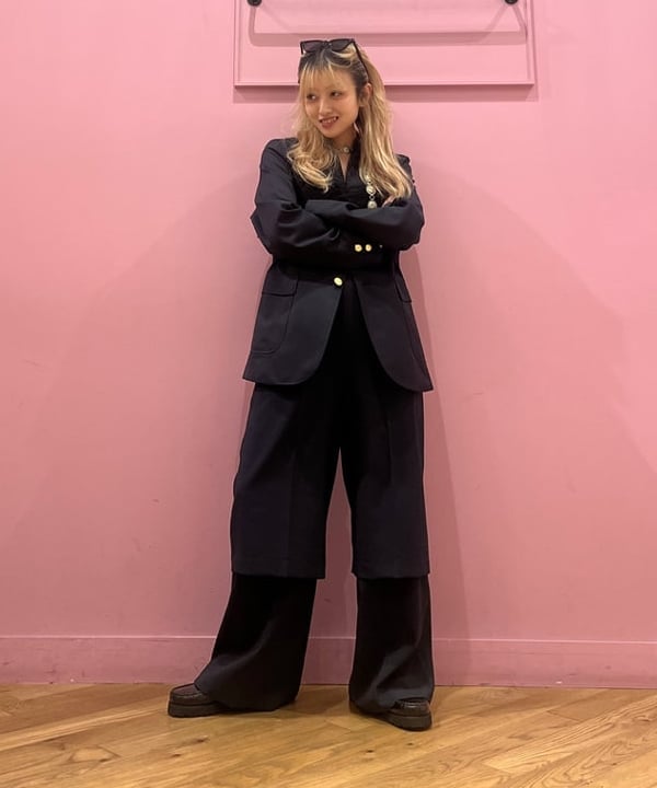 コスゲさんの「BEAMS WOMEN｜3B Blazer Combat Wool」を使ったコーディネート