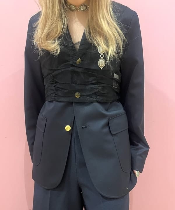 コスゲさんの「BEAMS WOMEN｜3B Blazer Combat Wool」を使ったコーディネート