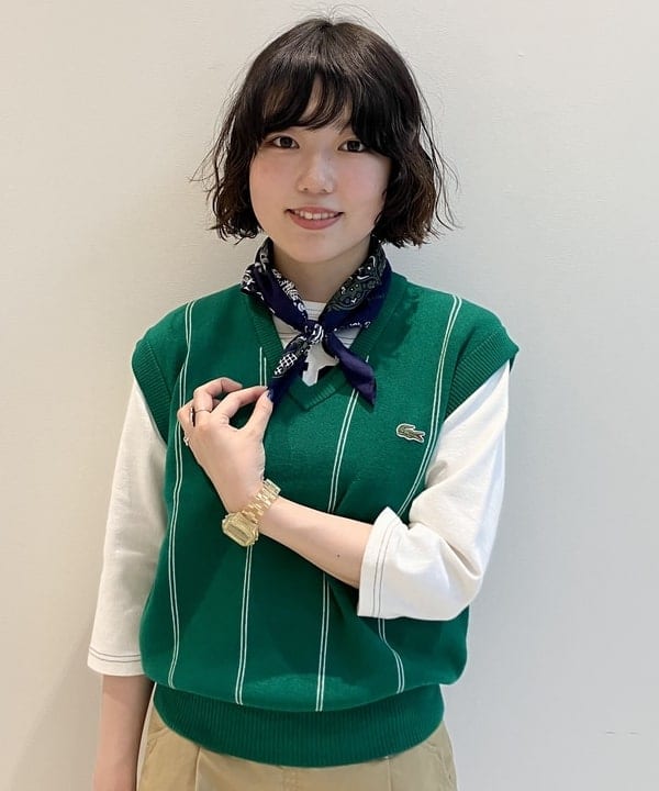 小原 もこさんの「BEAMS WOMEN｜L.L.Bean × BEAMS PLUS ＆ BEAMS BOY / Deep Bottom Deluxe Boat and Tote Mini」を使ったコーディネート