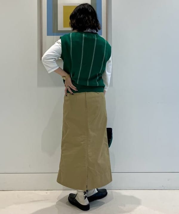 小原 もこさんの「BEAMS WOMEN｜L.L.Bean × BEAMS PLUS ＆ BEAMS BOY / Deep Bottom Deluxe Boat and Tote Mini」を使ったコーディネート