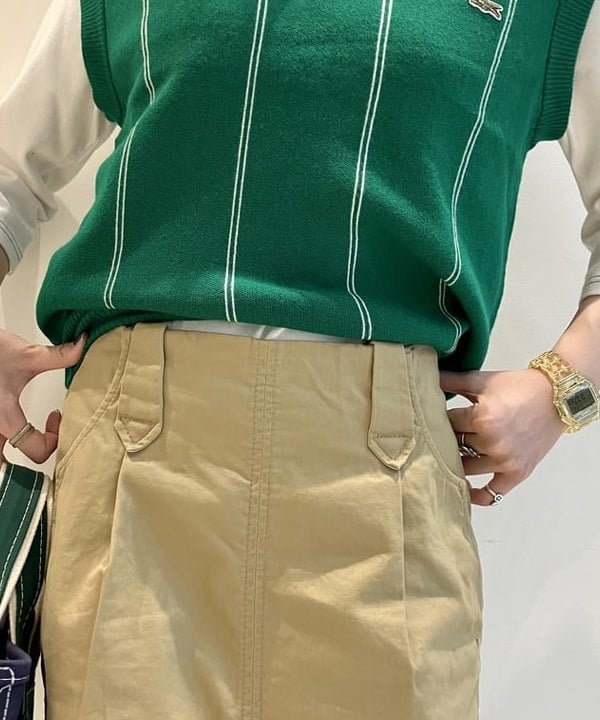 小原 もこさんの「BEAMS WOMEN｜L.L.Bean × BEAMS PLUS ＆ BEAMS BOY / Deep Bottom Deluxe Boat and Tote Mini」を使ったコーディネート