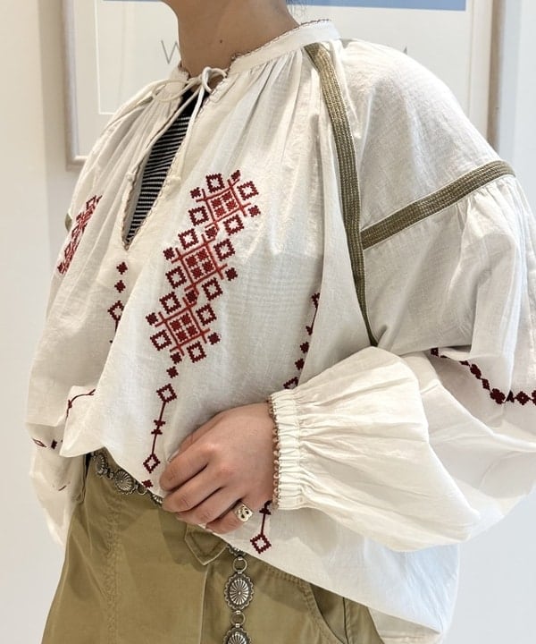 ナガオカ サキさんの「BEAMS WOMEN｜【別注】Healthknit / ワッフル ボーダー Tシャツ」を使ったコーディネート