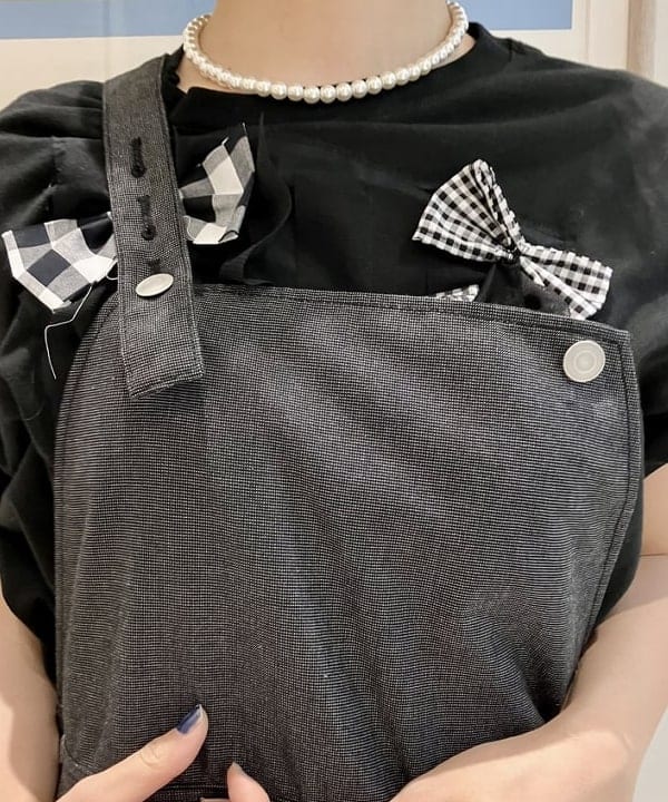 小原 もこさんの「BEAMS WOMEN｜BEAMS BOY / パールチョーカー セット」を使ったコーディネート