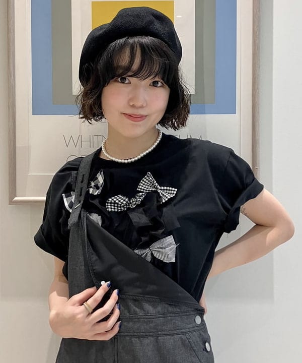 小原 もこさんの「BEAMS WOMEN｜BEAMS BOY / パールチョーカー セット」を使ったコーディネート