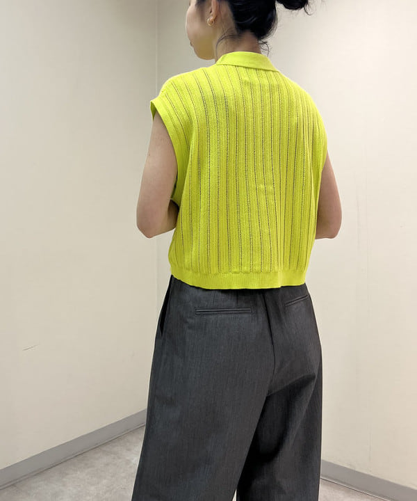 中丸　栞さんの「BEAMS WOMEN｜MR MITTENS / THEO レースポロニット」を使ったコーディネート