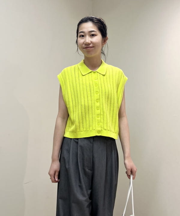 中丸　栞さんの「BEAMS WOMEN｜MR MITTENS / THEO レースポロニット」を使ったコーディネート