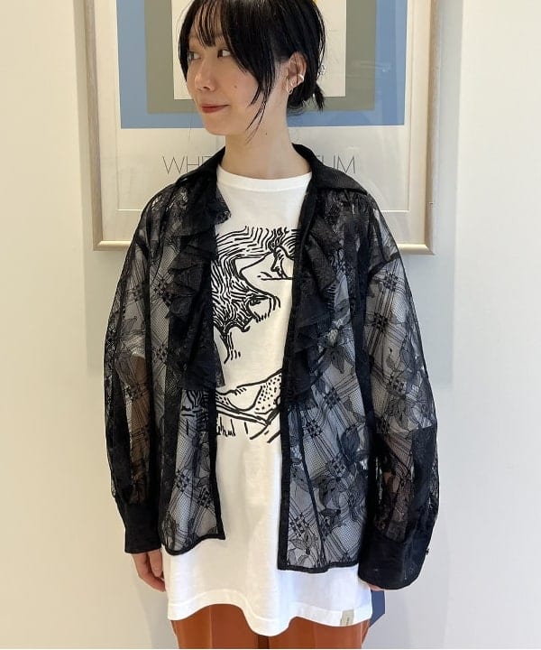 にしだてさんの「BEAMS WOMEN｜maturely / Fibril Satin Pants」を使ったコーディネート