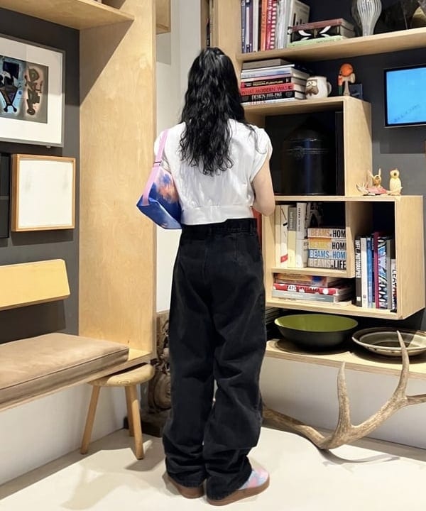 マツド ユメカさんの「BEAMS WOMEN｜Ray BEAMS / デニム スカート セット パンツ」を使ったコーディネート