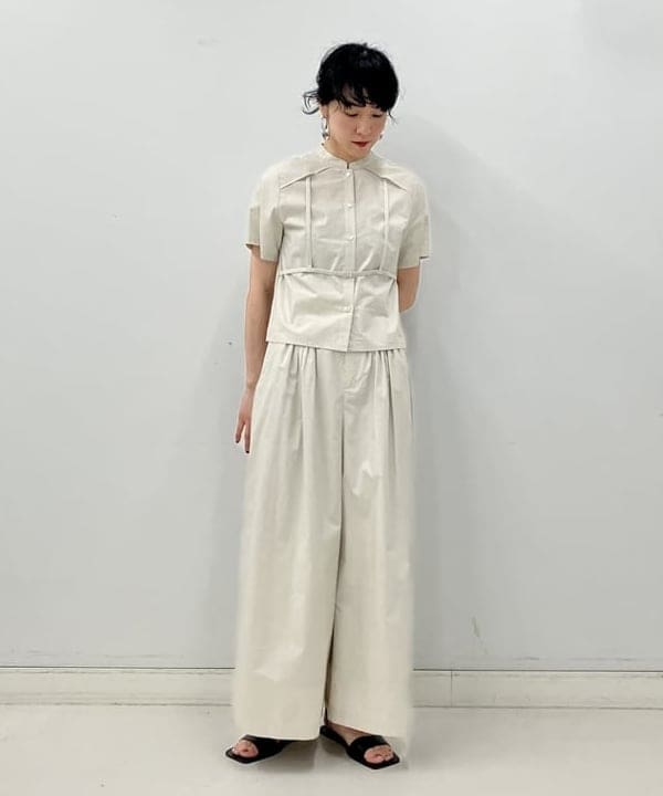 kigoさんの「BEAMS WOMEN｜RBS / タック ボリューム パンツ」を使ったコーディネート