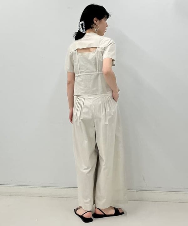 kigoさんの「BEAMS WOMEN｜RBS / タック ボリューム パンツ」を使ったコーディネート