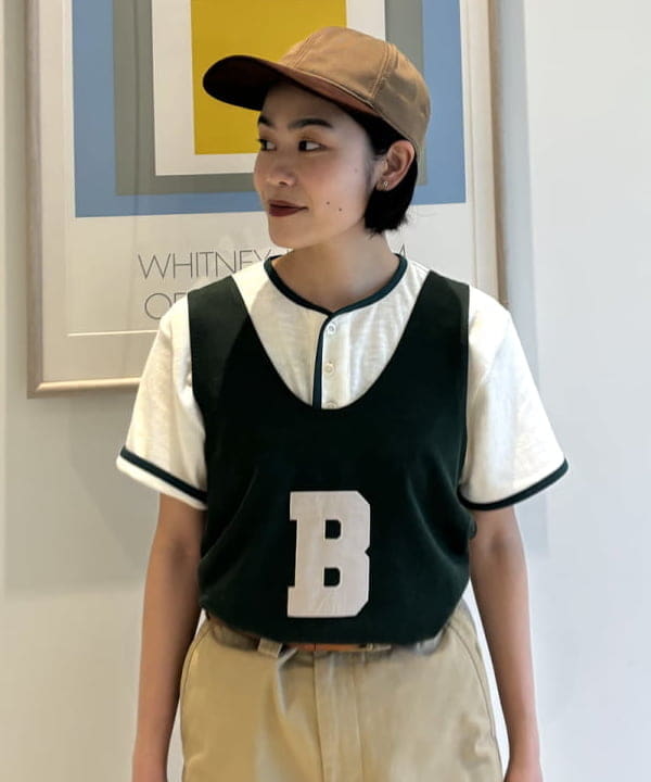 葵さんの「BEAMS WOMEN｜ナンバリング タンク」を使ったコーディネート