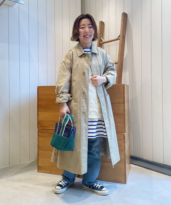 【美品】BEAMSBOYタイプライターオーバーオールベスト　アイボリー BEAMS BOY（ビームスボーイ）の「BEAMS BOY / タイプライター