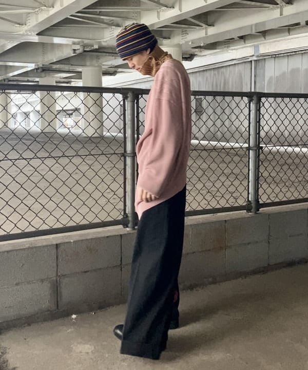 翔さんの「BEAMS WOMEN｜BEAMS / 12ゲージ メッシュ カーディガン」を使ったコーディネート