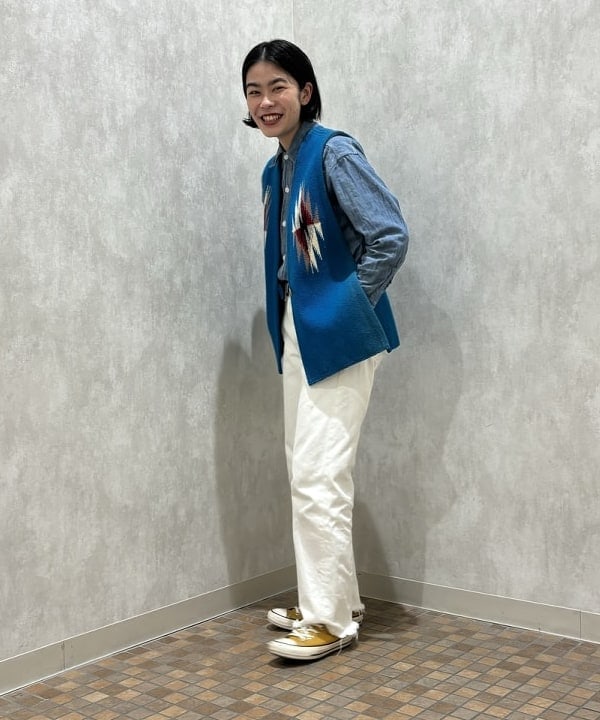 葵さんの「BEAMS WOMEN｜【別注】BUZZ RICKSON'S / シャンブレー ロングスリーブ シャツ」を使ったコーディネート