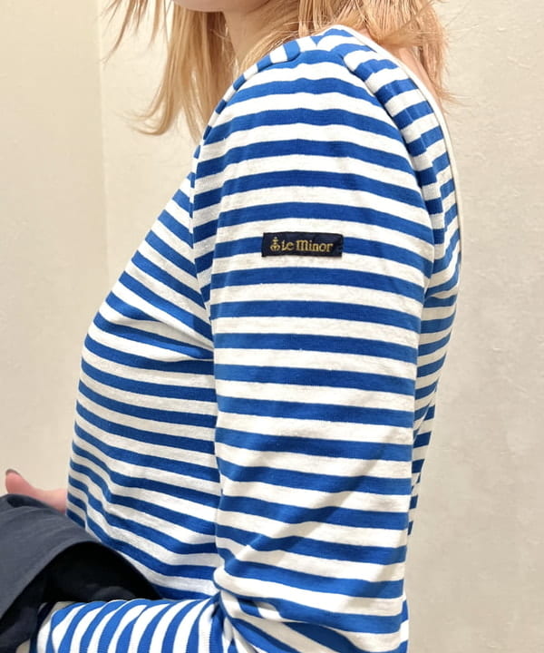 篠崎 香月さんの「BEAMS WOMEN｜Le minor / マドモアゼル バックUネック カットソー」を使ったコーディネート
