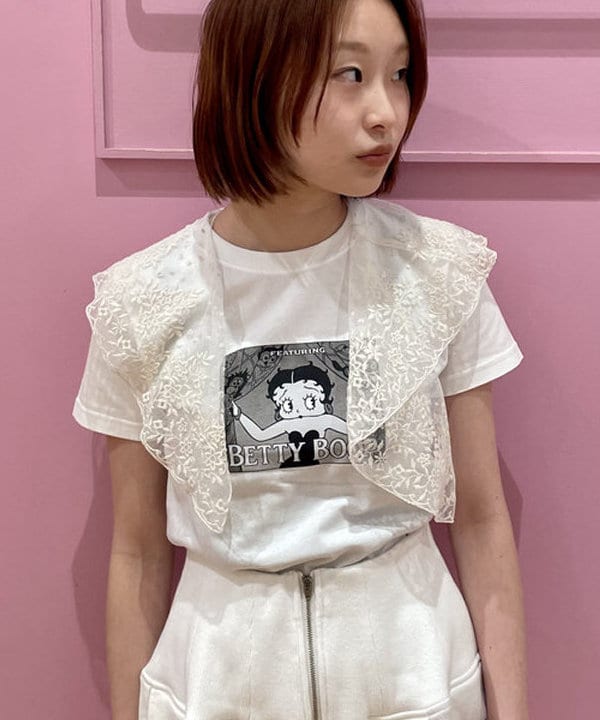 水野 萌香さんの「BEAMS WOMEN｜Ray BEAMS / カット レース シアー パンツ」を使ったコーディネート