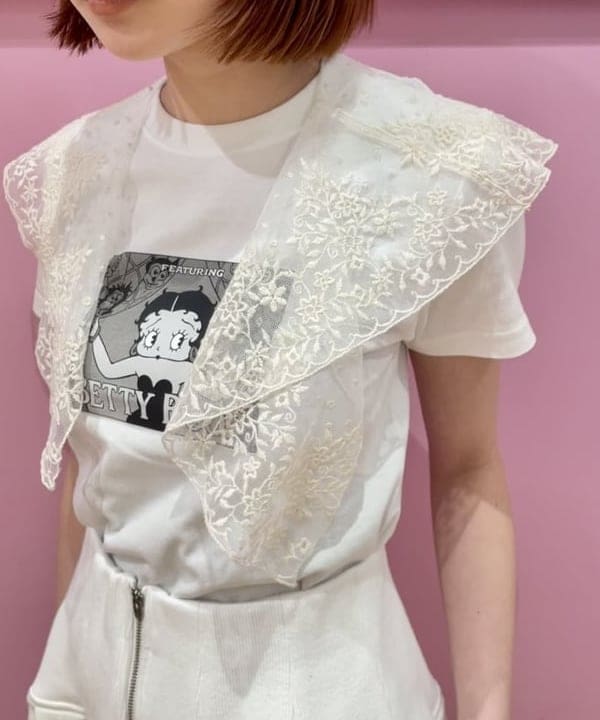 水野 萌香さんの「BEAMS WOMEN｜Ray BEAMS / カット レース シアー パンツ」を使ったコーディネート