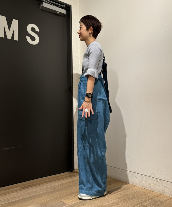 矢野(青木)優香さんの「BEAMS WOMEN｜maturely / Rame Frill Rib 5Sleeves」を使ったコーディネート