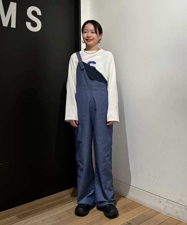 おはぎ(萩原)さんの「BEAMS WOMEN｜BEAMS BOY / Uネック ビッグ プルオーバー」を使ったコーディネート