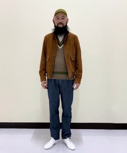 BEAMS F（ビームスF）【別注】GERMANO / デニム 2プリーツ