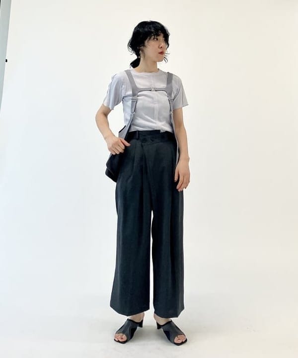 kigoさんの「BEAMS WOMEN｜RBS / テレコ センター シーム Tシャツ」を使ったコーディネート