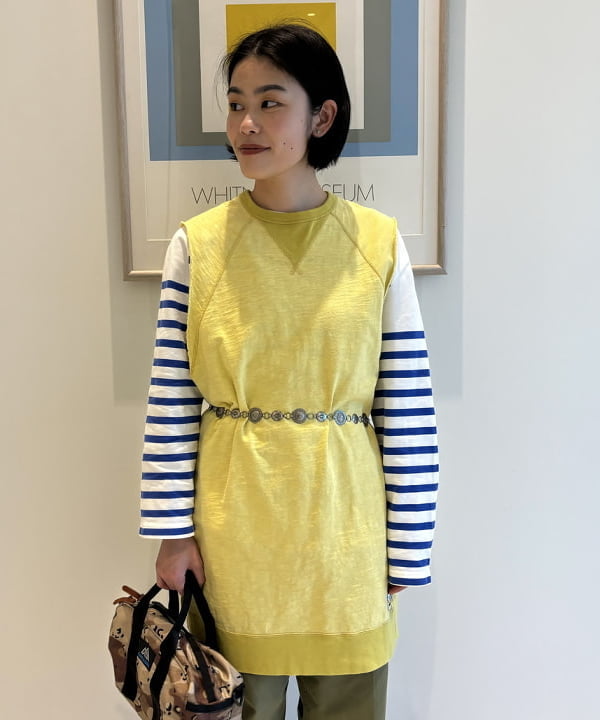 葵さんの「BEAMS WOMEN｜Vガゼット ノースリーブ ワンピース」を使ったコーディネート