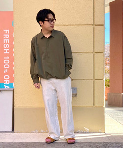 BEAMS（ビームス）テック プルオーバー シャツ（シャツ