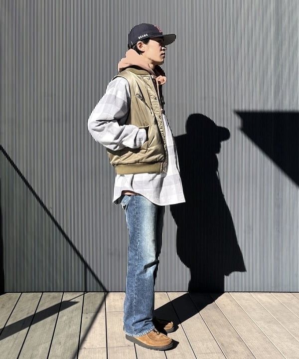 平柳 楓馬さんの「BEAMS WOMEN｜ヘビーウェイト フーディ」を使ったコーディネート