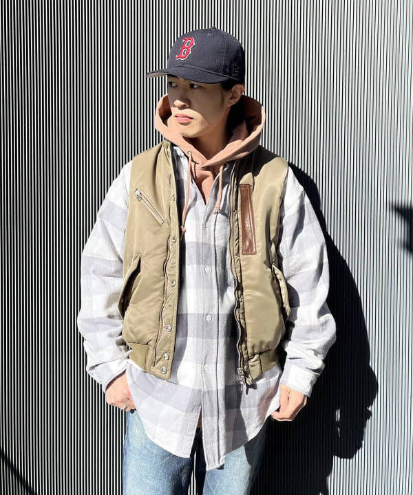 平柳 楓馬さんの「BEAMS WOMEN｜ヘビーウェイト フーディ」を使ったコーディネート