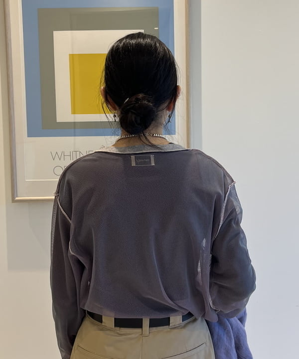ミナミマリコさんの「BEAMS WOMEN｜Dickies × BEAMS BOY / 別注 ワイド ダブルニー パンツ」を使ったコーディネート