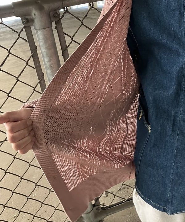 ホサカさんの「BEAMS WOMEN｜BEAMS / 12ゲージ メッシュ カーディガン」を使ったコーディネート