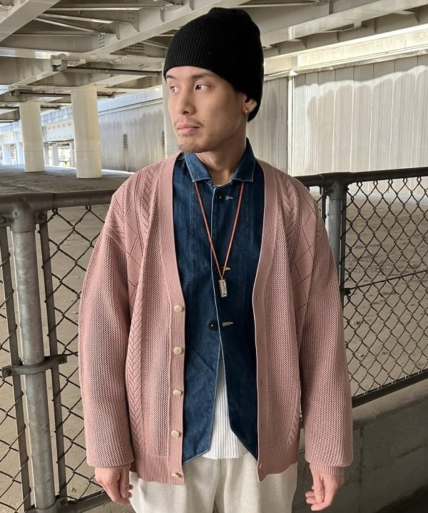 ホサカさんの「BEAMS WOMEN｜BEAMS / 12ゲージ メッシュ カーディガン」を使ったコーディネート