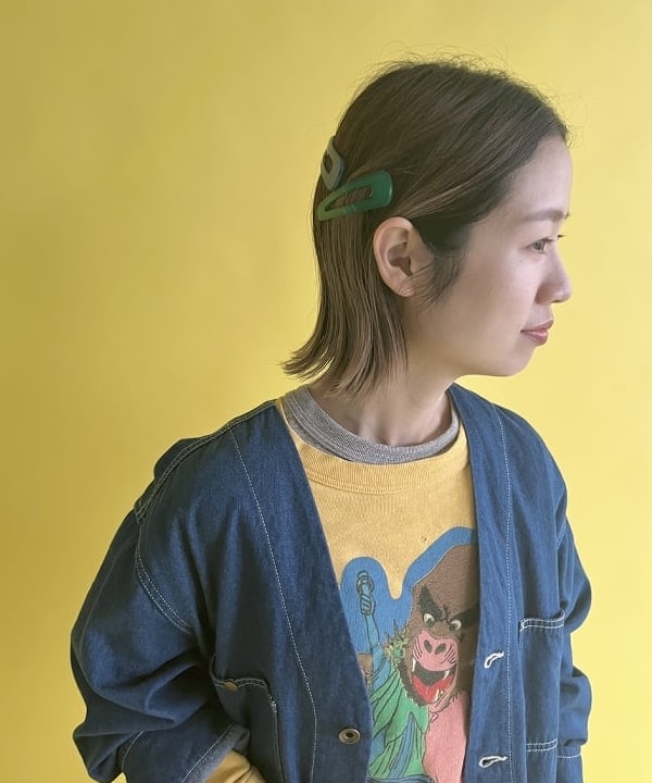 Kaoru Sakumaさんの「BEAMS WOMEN｜WAREHOUSE & CO. / 別注 ステンシル13 Tシャツ」を使ったコーディネート