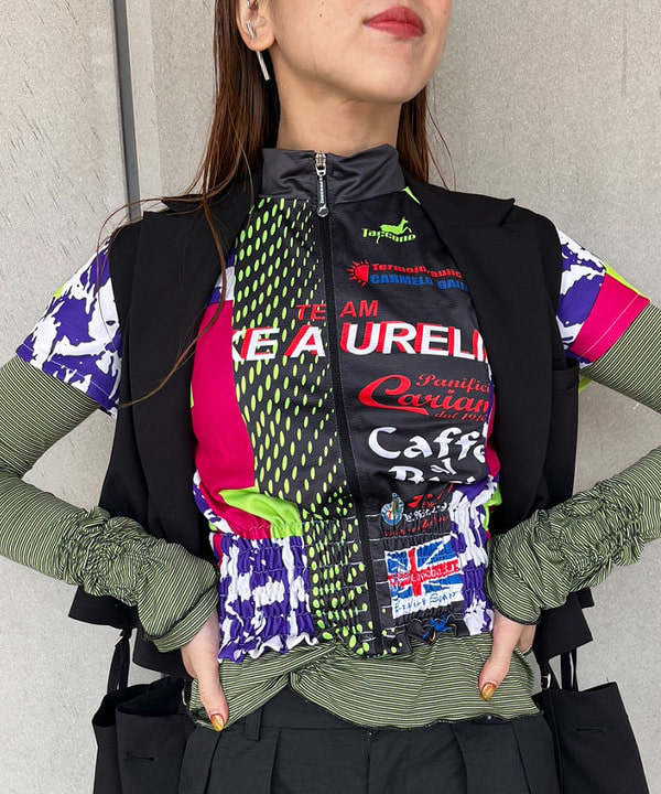 ちりこさんの「BEAMS WOMEN｜RBS / ベルテッド 2way ジレ」を使ったコーディネート