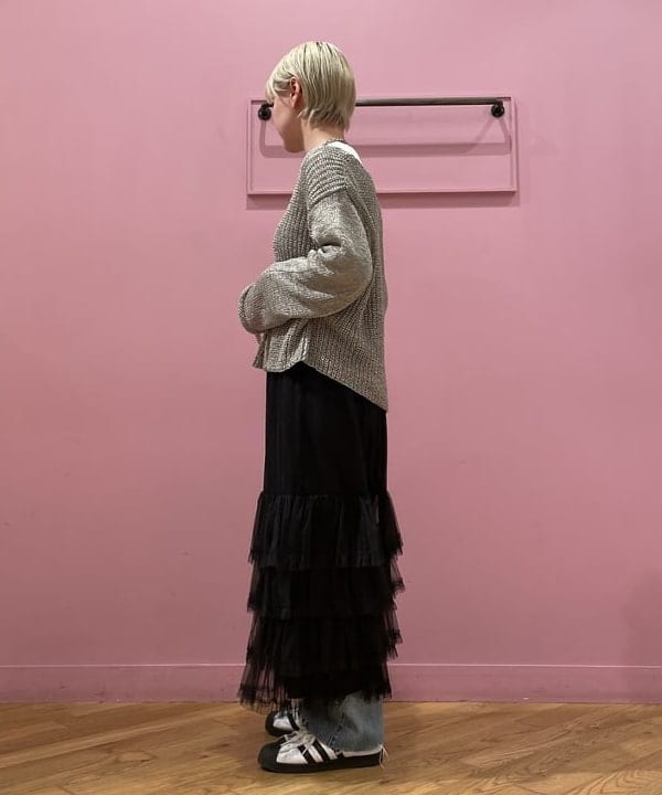 中江梨々香さんの「BEAMS WOMEN｜Otro Accesorio / オーバル リング」を使ったコーディネート