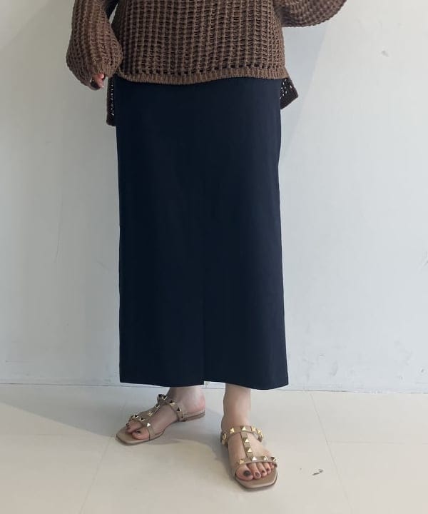 SAKAIさんの「BEAMS WOMEN｜Demi-Luxe BEAMS /  リネン ストレッチ タイトスカート」を使ったコーディネート