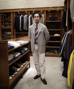 BEAMS F（ビームスF）Holliday & Brown / ストライプ ネクタイ