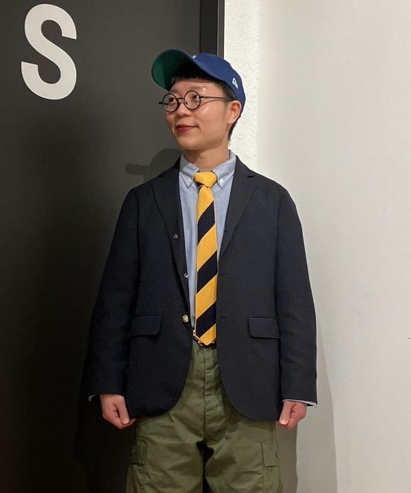 土田 達也さんの「BEAMS WOMEN｜BEAMS BOY / ポリエステル ウール 3ボタン ブレザー」を使ったコーディネート