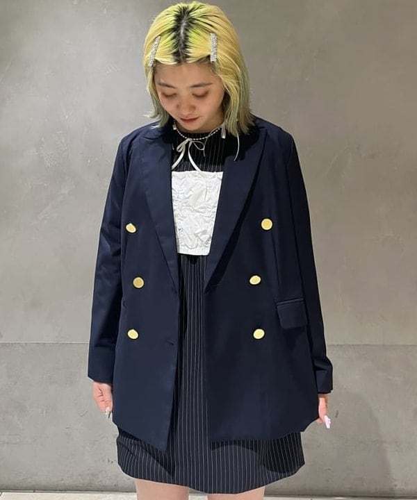 前田 優衣さんの「BEAMS WOMEN｜Ray BEAMS / ボールチェーン リボン ネックレス」を使ったコーディネート