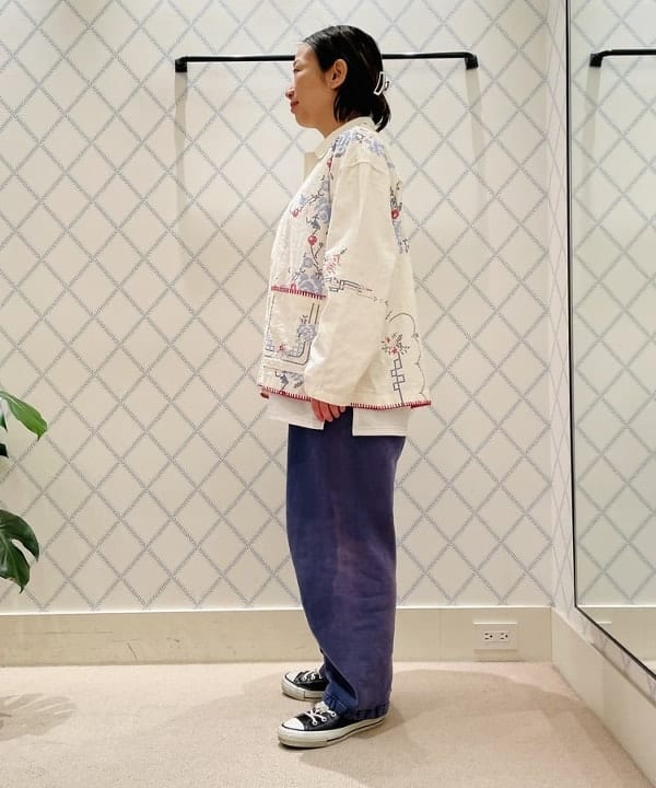 つぼさんの「BEAMS WOMEN｜BEAMS BOY / アンティーク ヘアクリップ」を使ったコーディネート