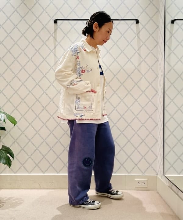 つぼさんの「BEAMS WOMEN｜BEAMS BOY / アンティーク ヘアクリップ」を使ったコーディネート