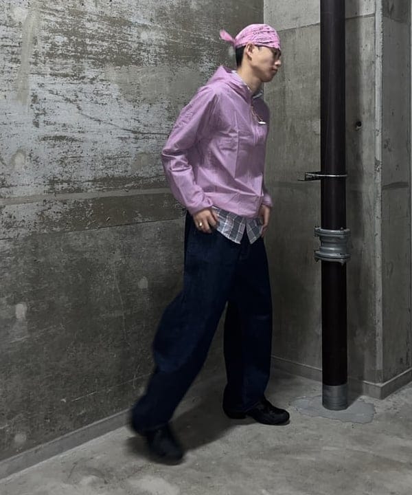宮越 拓斗さんの「BEAMS WOMEN｜BEAMS｜Wide Denim Pants｜5ポケット ヴィンテージディテール｜スピンドル仕様 ベルトレス」を使ったコーディネート