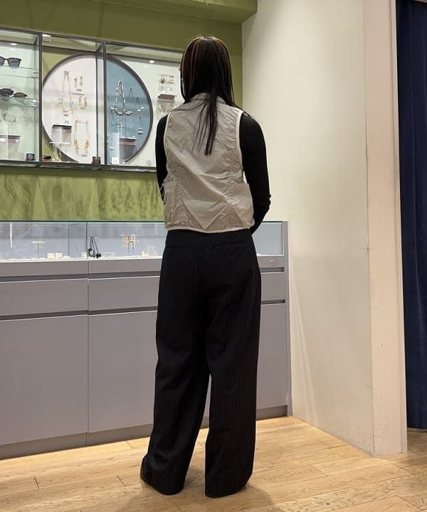 ayaneさんの「BEAMS WOMEN｜テレコ リブ クルーネック トップス」を使ったコーディネート