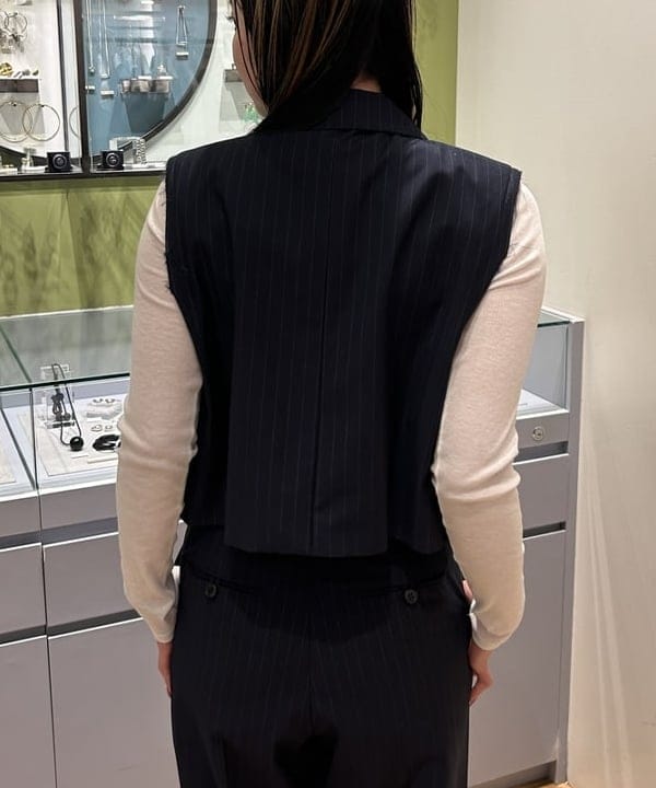 ayaneさんの「BEAMS WOMEN｜テレコ リブ クルーネック トップス」を使ったコーディネート