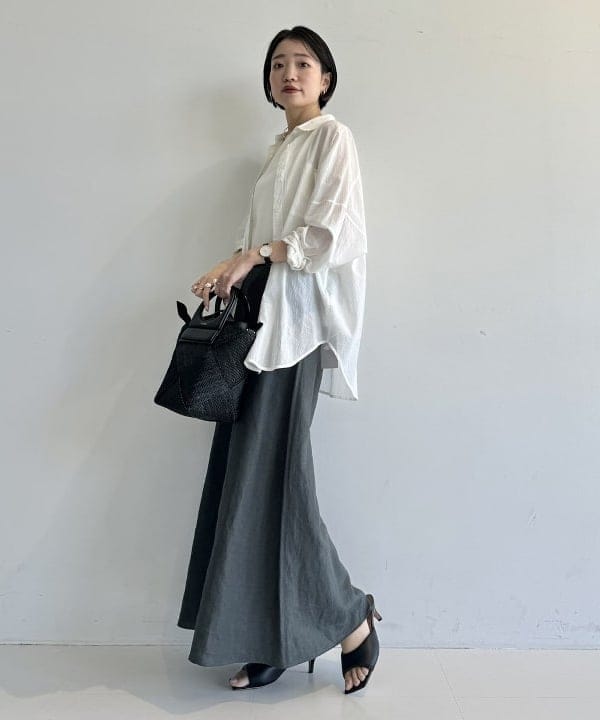 SANOさんの「BEAMS WOMEN｜ヘルシー ニットキャミソール .M」を使ったコーディネート